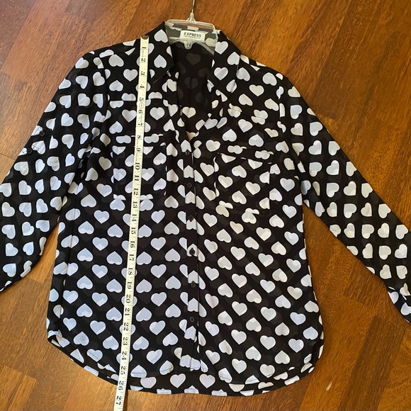 Express Portofino long sleeved blouse Ladies size small - Picture 8 of 10